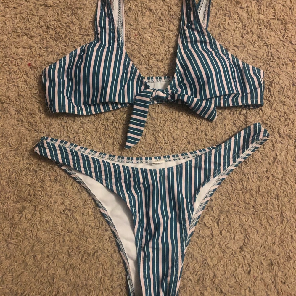 High rise cheeky bathing suit!